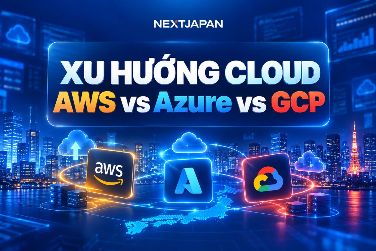 Xu hướng Cloud tại Nhật Bản: AWS, Azure hay Google Cloud được sử dụng nhiều hơn?