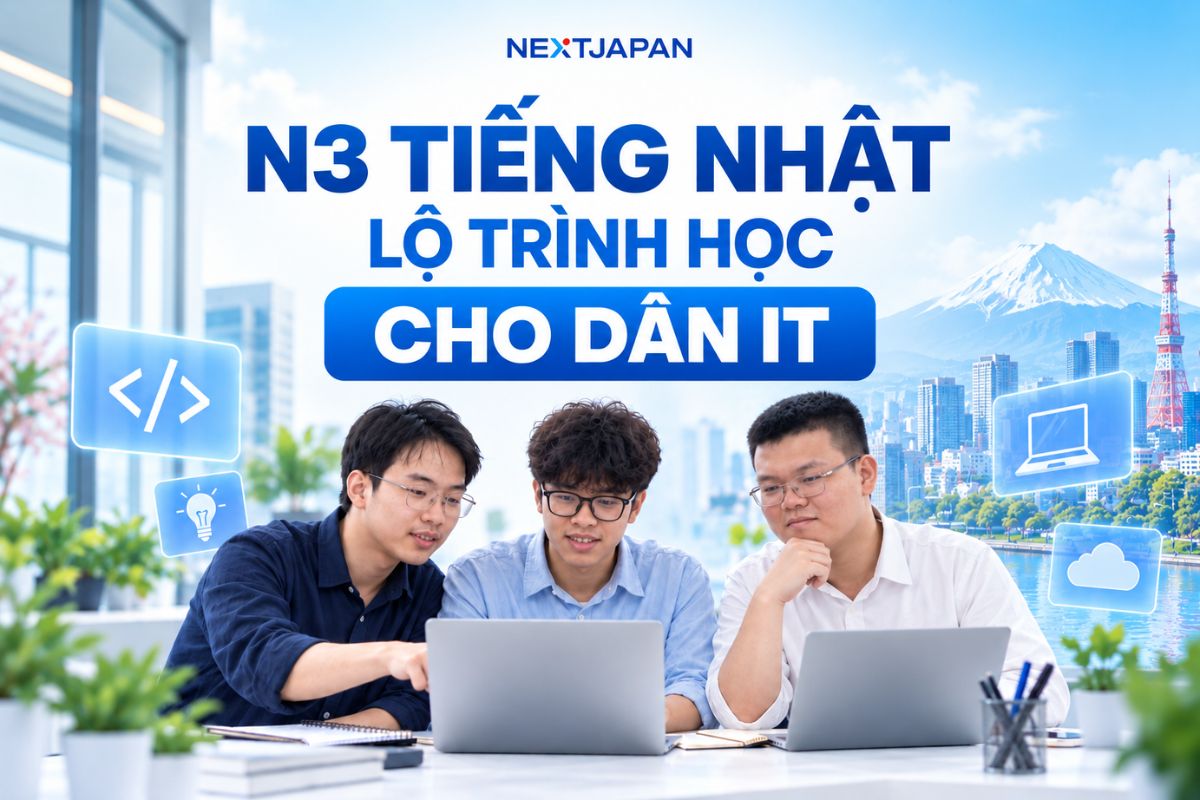 Lộ trình học tiếng Nhật từ con số 0 đến N3+ dành cho dân IT