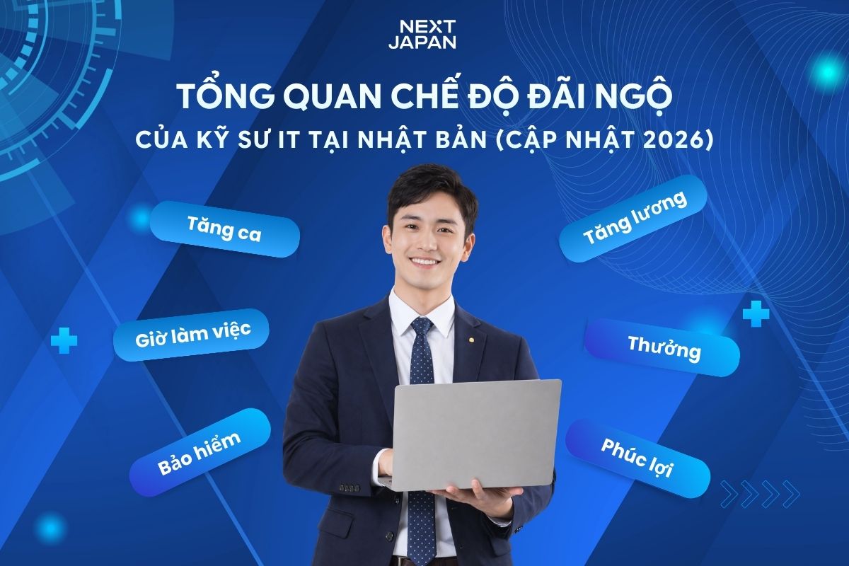[Cập nhật] Tổng quan chế độ đãi ngộ và Môi trường làm việc của Kỹ sư IT tại Nhật Bản